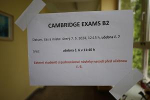 Cambridge Exams B1, B2